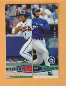 Ken Griffey Jr. Frank Thomas Alex Rodriguez 1998 Pinnacle Inside Stand-Up Guys - Picture 1 of 2