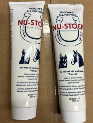 RIGGIN'S Nu-Stock (NUSTOCK) ONE 12 Oz - For Cattle Dogs Horses - Factory Seconds - Image 1 of 4
