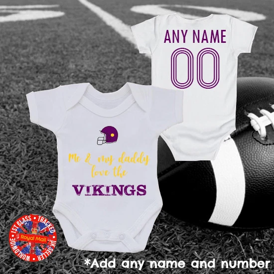 GEORGE Vikings "Me & My Daddy" Strampler Geschenk, USA Amerika