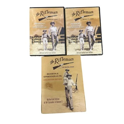 The Rifleman: Complete Season 1 & 2 Collectors Edition DVD Box Sets Ep 1-76 - Image 1 of 2