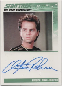 Complete Star Trek TNG S1 Autograph Card Clayton Rohner as Admiral Mark Jameson - Picture 1 of 2
