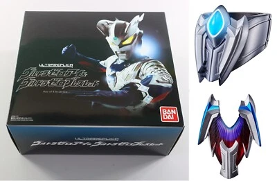 Ultraman Zero 复制品终极手链 + Saga Brace 高级万代服装礼物 — 第 1/4 张图片