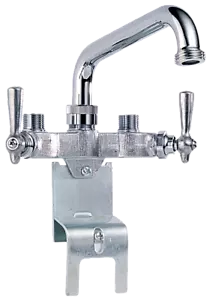 Laundry Faucet Two Handle Lever Flow Rate: 2 gpm @ 60 psi, 7.6 L/min @ 414 kPa  - Picture 1 of 2