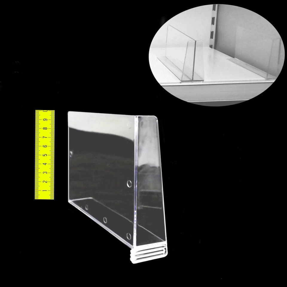 MARKENLOS FZ811= Fachteiler Links L20cm H10cm für Tegometall Fachboden Tego Regal Gondel