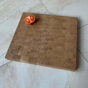 Tabla de cortar roble madera maciza bloque de corte tabla de servir tabla de cocina NUEVA - Imagen 1 de 12