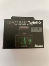 Ibanez TUNANO Mini Clip Tuner - Black für Gitarre Bass Mandoline Ukulele u.v.m