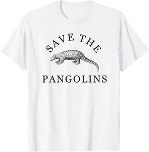Save The Pangolins Shirt 10 colors Vintage Pangolin T-Shirt Hoodie - Picture 1 of 11