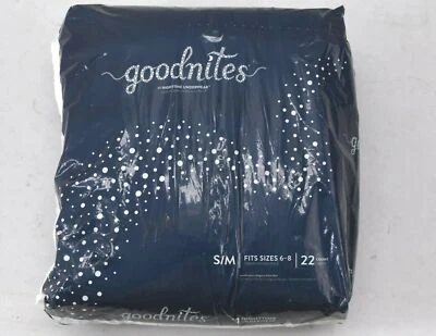 Детское одноразовое нижнее белье Goodnites ночное размер S/M 6-8 молодежное упаковка 22 шт. - Изображение 1 из 4