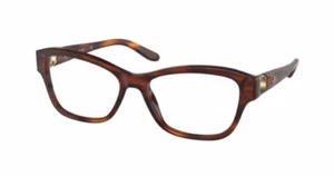 New Ralph Lauren Women's Eyeglasses Frame RL 6210Q 5007 Striped Havana 55-16-140 - Picture 1 of 4