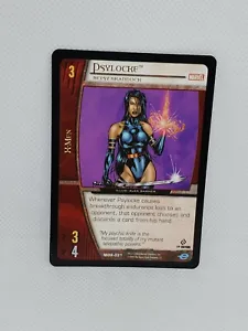 Marvel 2004 VS System Psylocke X-Men Collectible Betsy Braddock Game Card - Picture 1 of 5
