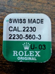 ROLEX-SPRING CLIP FOR OSCILLATING WEIGHT-FACTORY SEALED-CAL 2230 PART 2230-560-3 - Picture 1 of 2
