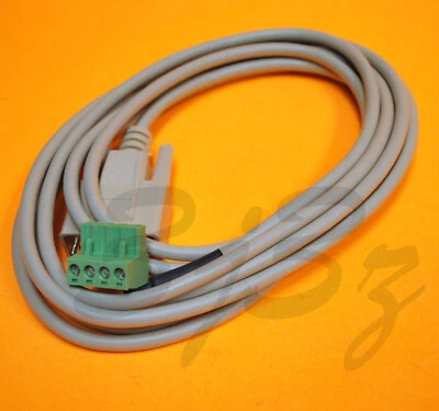 Serial Interface Cable 10ft w/ 5.08 4-pin Terminal Plug - Image 1 of 2