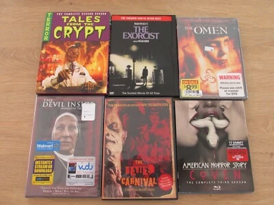 6 PC - Tales Crypt, Horror Story, Exorcist, Omen, Devils Carnival, Devil Inside - Image 1 of 4