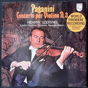 PHILIPS 6500 175 PAGANINI VIOLIN CONCERTO SZERYNG GIBSON LSO ORIG AUS PRESS '71 - Imagen 1 de 1