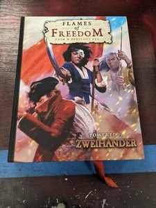 Flames Of Freedom Grim & Perilous RPG Core Rulebook Zweihander  Map Rogue Games - Picture 1 of 4