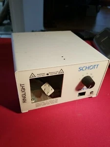 Schott DCR III P/N 20800??? Caja fuente de luz de fibra óptica para piezas sin bombilla 150W - Imagen 1 de 7