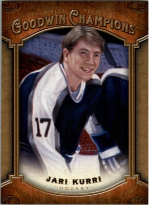 2014 Upper Deck Goodwin Champions #102 Jari Kurri Oilers NHL HOF Hockey Card - Image 1 of 2