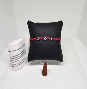PULSERA 3 OJO TURCO / 3 TURKISH EYE ARMBAND PARA PROTECCION SUERTE - Bild 1 von 4