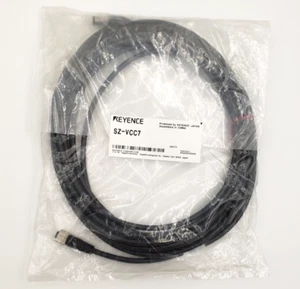 New Keyence SZ-VCC7 Safety Laser Scanner Extension Cable 7 Meter 7m w/ Warranty - Picture 1 of 6