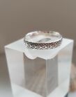 925 Sterling Silver snake skin, Dragon scale ring, good quality,  Celtic UK made