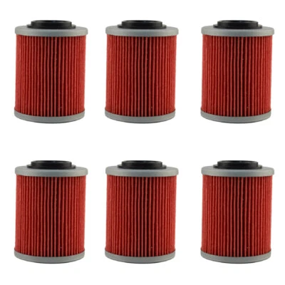 6X Oil Filters For APRILIA RSV 1000 R ETV1000 CAPONORD SL1000 RSV MILLE R TUONO - Image 1 of 4