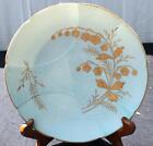 Vintage WEIMAR Germany Hand Painted Blue Gold FLORAL 7 3/4
