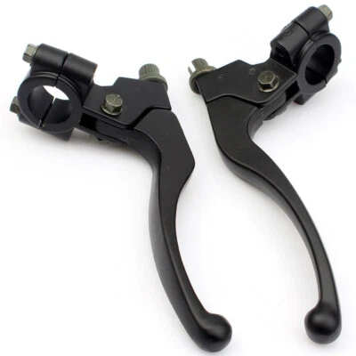 1Pair Black Brake Lever Perch Clutch For HONDA CRF50F CR125R CR250R XR200R XR80R - Image 1 of 4