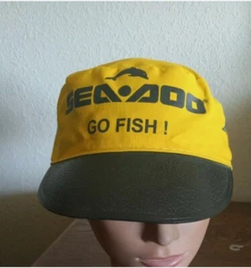 SEA DOO Go Fish RX XP WATERCRAFT yellow one size HAT ADULT . Jet Ski - Picture 1 of 5
