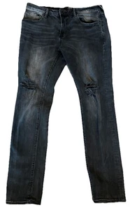 PRPS Le Sabre Slim Tapered Fit Men's Stretch Jeans Size Black 36 - Picture 1 of 13