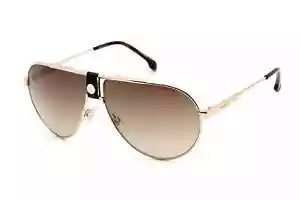 Gafas de sol Carrera Aviator 1033 006J HA doradas/marrones lentes para hombre 63 mm - Imagen 1 de 5