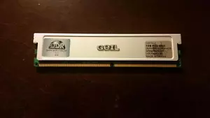 Geil PC2-4200 1 GB DIMM 533 MHz DDR2 SDRAM Memory (GX22GB4300DC) - Picture 1 of 1