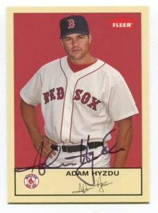 2005 Fleer Tradition Adam Hyzdu Signed Card Baseball MLB Autographed AUTO #165 - Picture 1 of 2