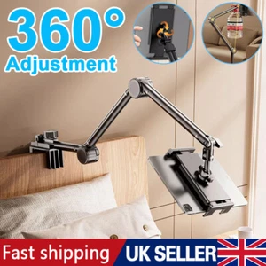 Long Arm Tablet Holder Adjustable Tablet Phone iPad Mount Stand for Bed Desk - Picture 1 of 12