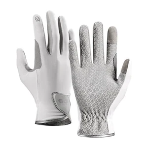 Guantes de equitación para hombres mujeres - Guantes ecuestres con pantalla táctil de seda hielo - Imagen 1 de 12