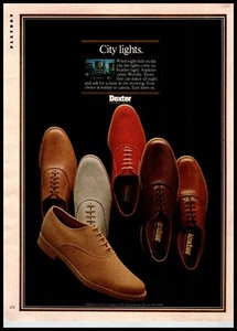1981 Dexter Shoes - Vintage Magazine Print Ad - Picture 1 of 1