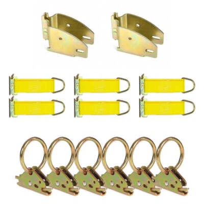 DC CARGO MALL DC Cargo E-Track Tie-Down Accessories Kit, 14 Pcs