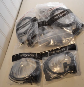 LOT OF 6 - 2Pin Mic Headset for Retevis - Picture 1 of 3