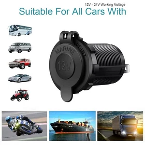 Car/Motorcycle Charger Socket: PC Material, 12-24V, 120W Max, 1-5pcs Pack - Picture 1 of 23