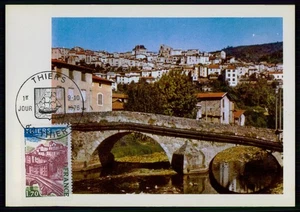 FRANCIA MK 1976 PUENTE THIERS TARJETA MÁXIMA TARJETA MÁXIMA MC CM xc48 - Imagen 1 de 2