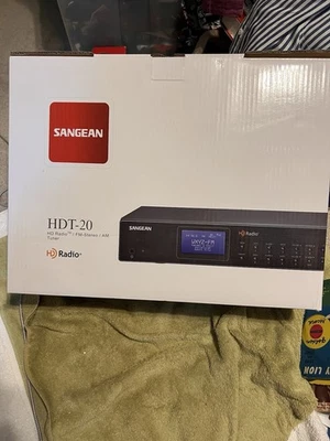 Sintonizador de componente Sangean HDT-20 HD rádio/FM-Stereo/AM preto NOVO - Imagem 1 de 4