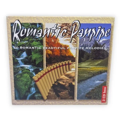 Romantic Panpipe 50 Romantic Beautiful Panpipe Melodies 3 CD Box Set Melodien - Bild 1 von 4