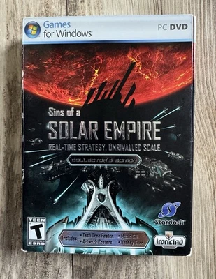2008 Sins of a Solar Empire PC: Collector's Edition! 🌟 BRAND NEW & SEALED! - Image 1 of 4