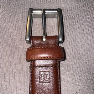 Cinturón de vestir Lauren Ralph Lauren de cuero marrón para hombre talla 40 ¡Bonito! - Imagen 1 de 8