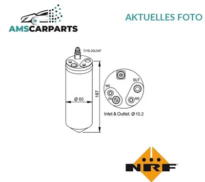TROCKNER KLIMAANLAGE 33152 NRF NEU OE QUALITÄT - Image 1 of 4