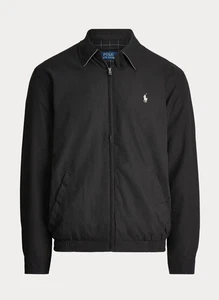 NWT Polo Ralph Lauren Black Bi-Swing Zip Up Jacket Windbreaker Men's Medium - Picture 1 of 8