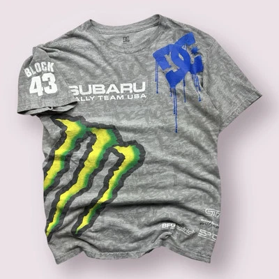Vintage DC Shoes Monster Ken Block Graphic Racing Shirt Size M Grey - Image 1 of 4