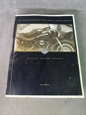 Harley-Davidson Dyna Glide Models manual de servicio de fábrica 99481-01 2001 Foto 1 de 4