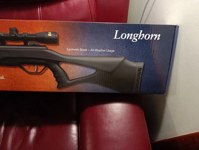 Rifle de aire comprimido Beeman Longhorn calibre .177 culata sintética con mira NUEVO Foto 1 de 4