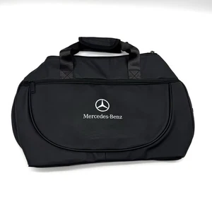 Mercedes-Benz Black Duffel Bag | Luxury Travel & Gym Tote with Side Compartments - Picture 1 of 10
