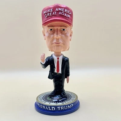 DCONE 5.5” Donald Trump Bobblehead Collectible Figure Red Hat 45-47 President